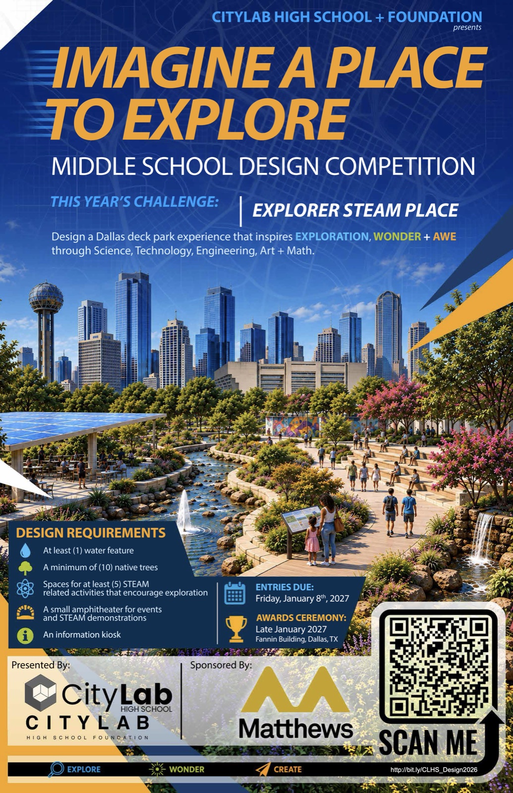 Middle School Design Competition Poster